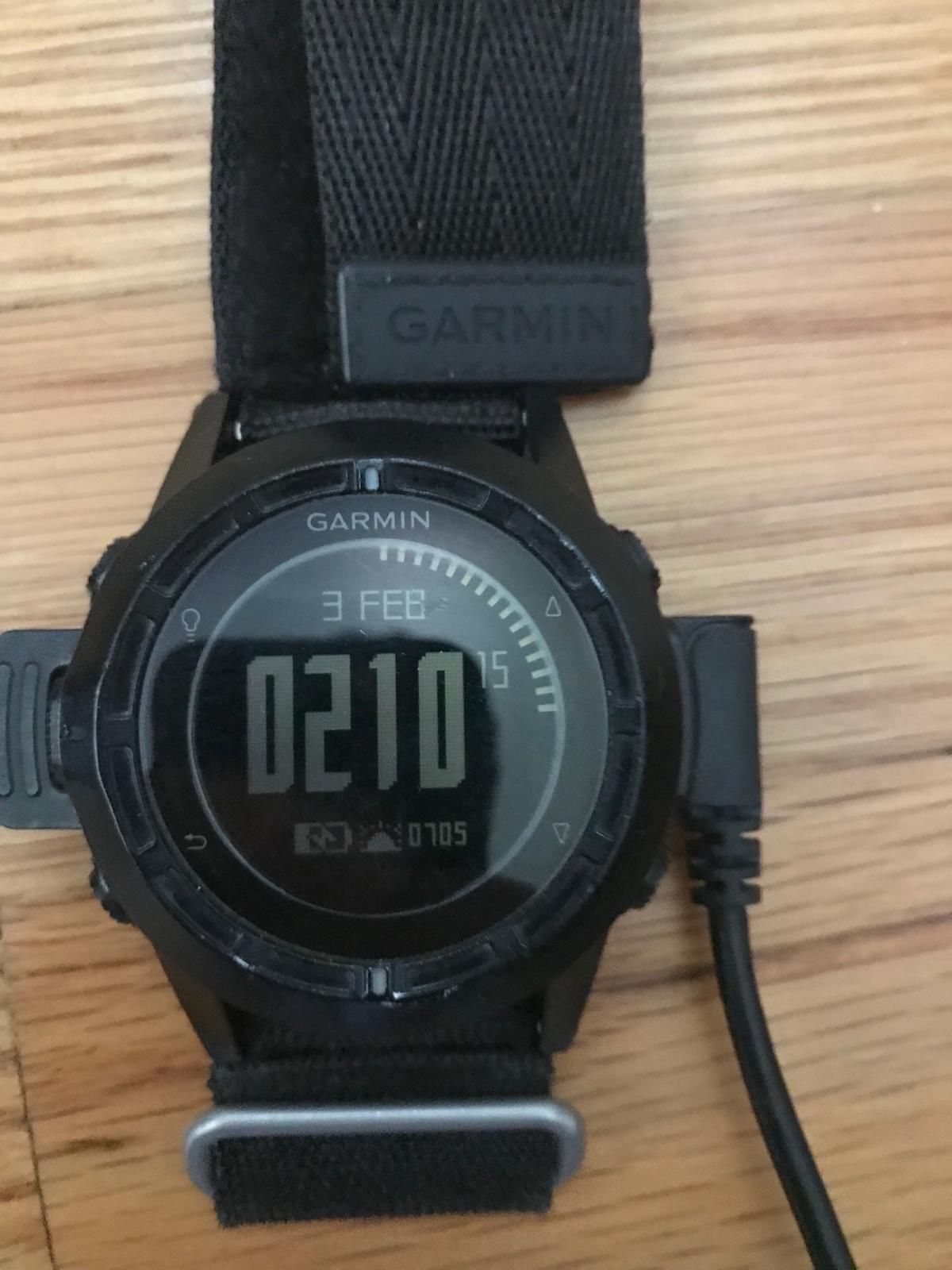 Garmin Tactix Alpha. Watch, Original Garmin Black NATO Strap with Welcro and Charger Included.