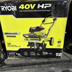40v Ryobi 16” Front Tine Tiller 