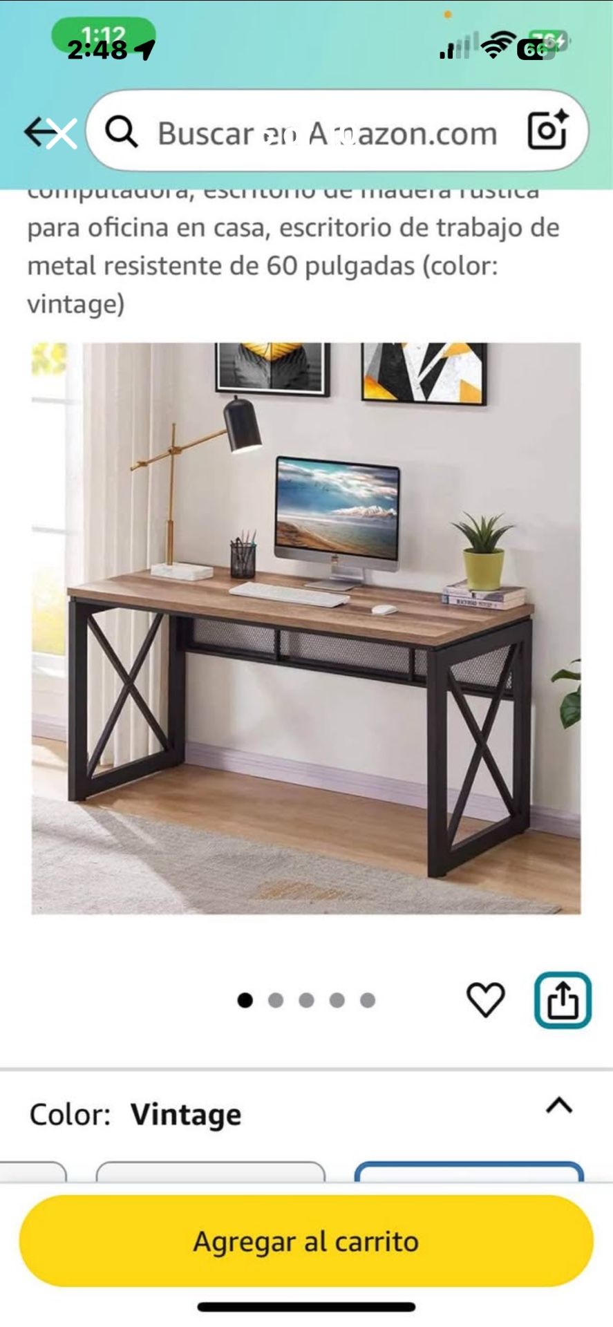 Rustic desk Vintage / Escritorio Oficina