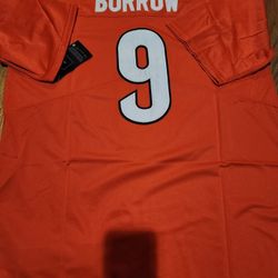 NFL Cincinnati Tigers 9# Burrow Cincinnati Bengals Rugby Shirt