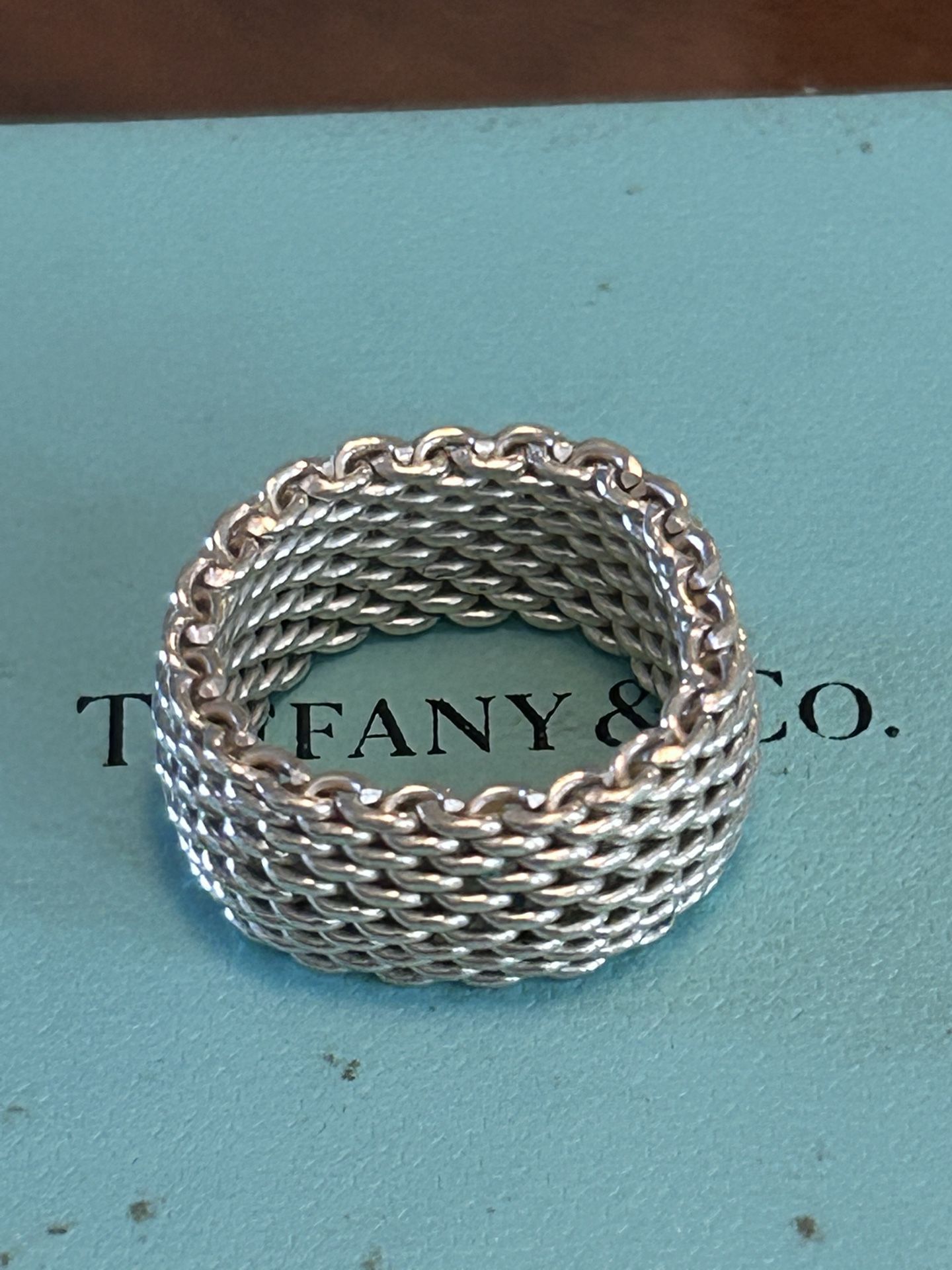 Tiffany & Co. Mesh Ring Size 6
