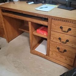 Solid Oak Desk