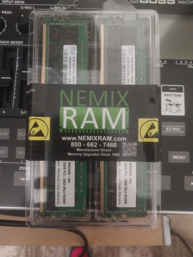Nemix 64 Gb Ram 32x2 Ddr4 (For Desktop)