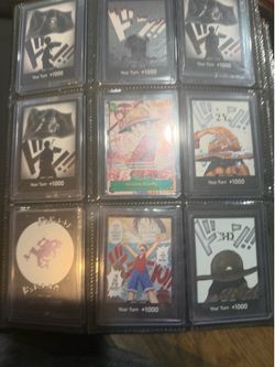 One piece cards lot