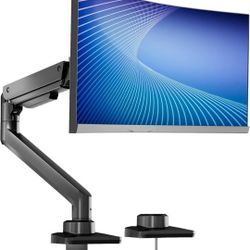 WALI Heavy Duty Monitor Arm, Monitor Stand for Screen up to 49 inch, 44 lbs, Aluminum Ultrawide Computer Mount for Samsung Odyssey G9, Adjustable, Mou