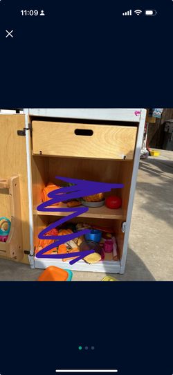 Mini Wood Fridge