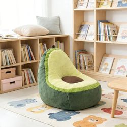 [Brand New] Avocado Lounge Chair - Ultra Soft Kids Plush Seating