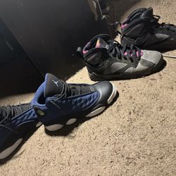 Jordan 13s and Jordan 6s 