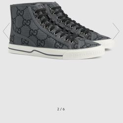  GUCCI 1977 HIGH-TOP SNEAKER Size 9.5 Men 