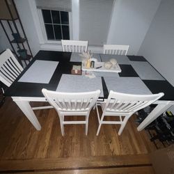 Dining Table Six Chairs 
