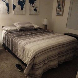 Bedroom Set Dresser  Bed Lights  And Two Of All But Bed