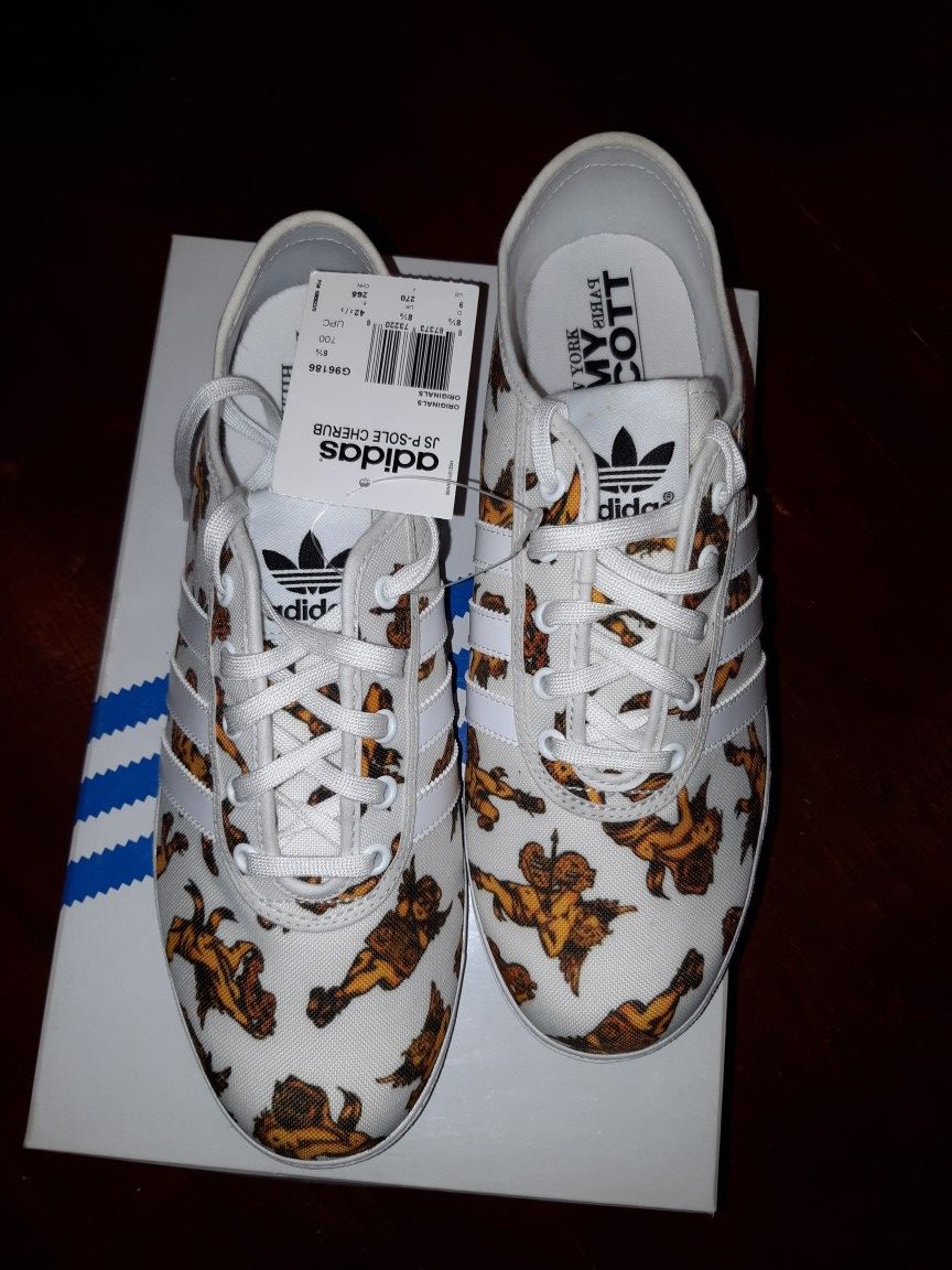 Jeremy Scott cherub Adidas size 9
