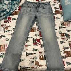 BKE Men's Jake Straight Jean Blue