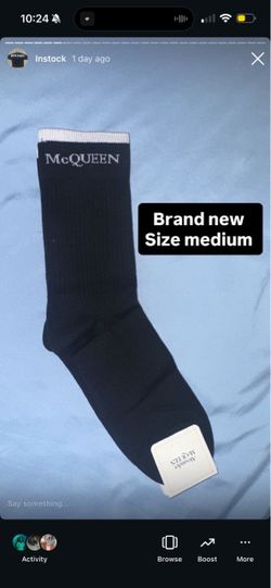 Alexander McQueen socks black