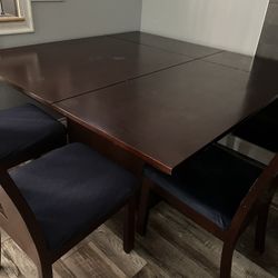 Dining Table And Buffet Cabinet