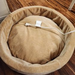 Heated Pet Cat Dog Bed