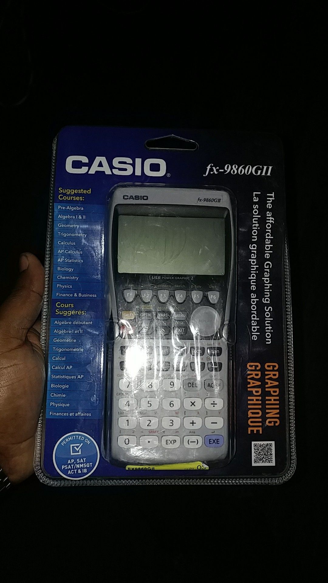 Casio fx 9860GII graphing calculator