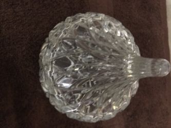 Beautiful glass dish with lid