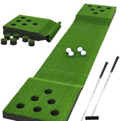MD Sports Golf Pong Game
Set,100inch,Green,Includes 2 Putters
and 4 Balls.