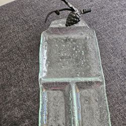 New Glass Appatizer Plate 