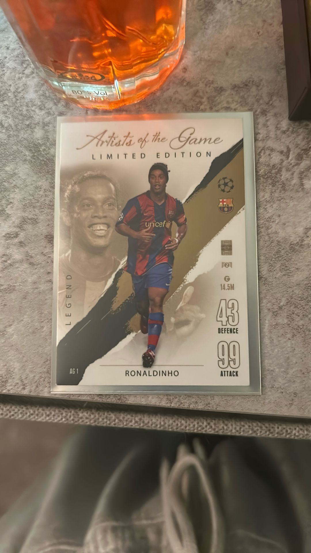 Ronaldinho Card (Limited Edition)