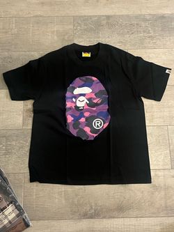 Bape purple camo tee Large