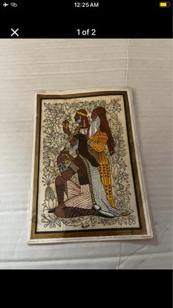Egyptian Papyrus Art Painting