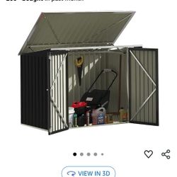BRAND NEW IN BOX METAL STORAGE SHED