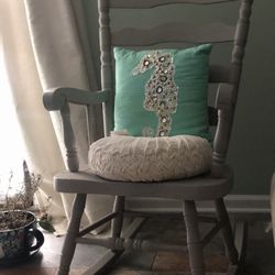  Chalked Painted Rocking Chair 