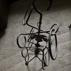 Artistic Iron Wine Rack