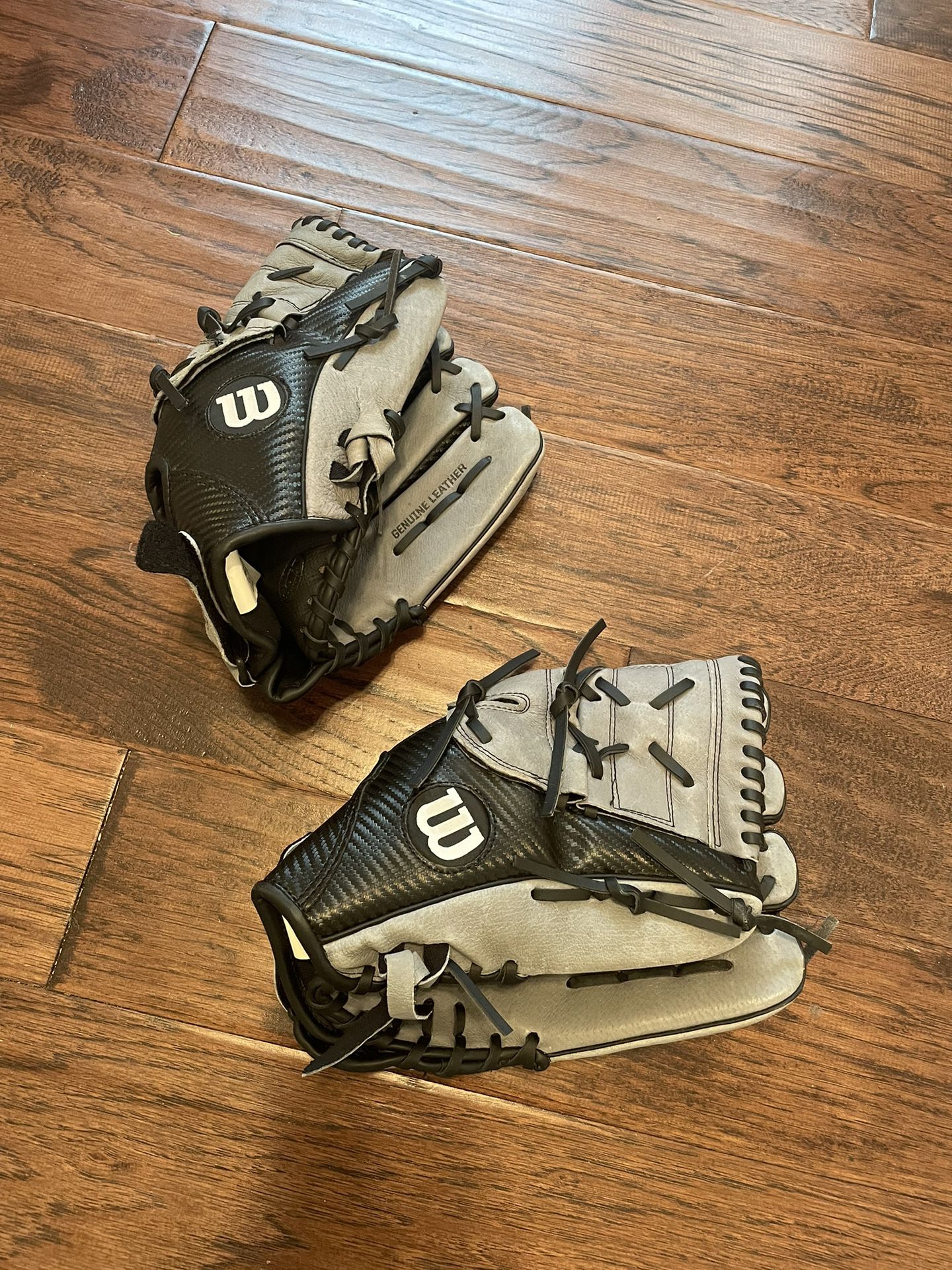 2 Wilson 12” Softball Gloves