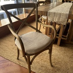 Set of 6 Restoration Hardware dining chairs