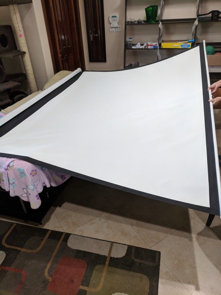 120" Projection Screen Da-Lite 2.8 Gain High Power 4:3 Manual