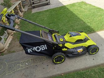 40 volt Ryobi brushless 21" transmission lawn mower tool only $$250