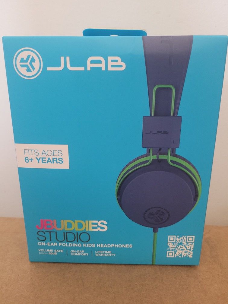 JLAB JBUDDIES STUDIO ON-EAR FOLDING KIDS HEADPHONES! VOLUME SAFE! BRAND NEW!
