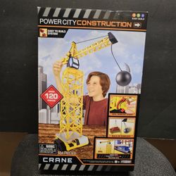 Power City Construction Mega Crane Building Set 124 Pieces Really Works