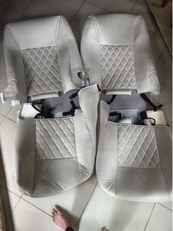 Covers for driver and passenger seats for 2011 motorhome tiffon phantom 40 qt