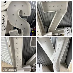 Marquee Letters 4ft Take All $80 Read Below