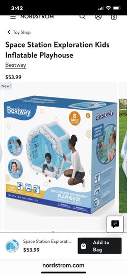 Inflatable Kids Playhouse with Space Station Exploration