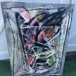 Abstract Multicolor Canvas Art