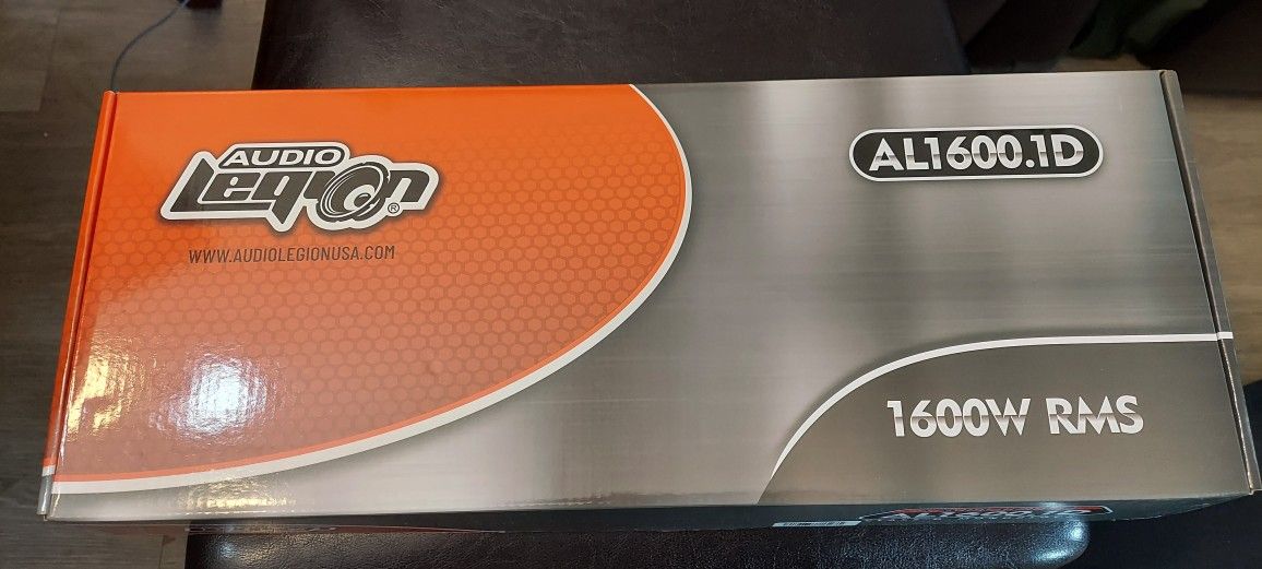 Audio Legion 1600-watt Mono Class D Amplifier, Brand New In Box