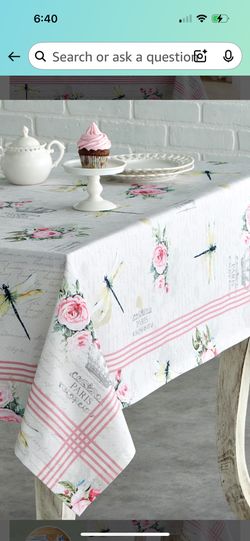 Table Cloth Rectangle 60x90-with 6 Placemats 