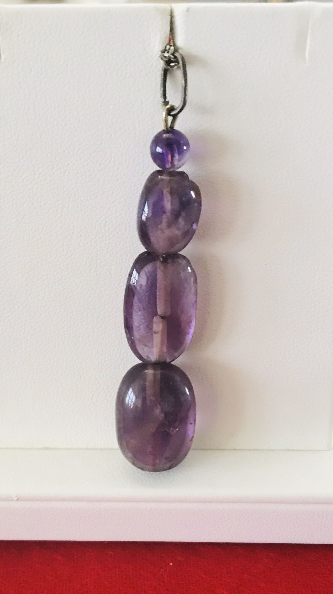 Long Amethyst Pendant