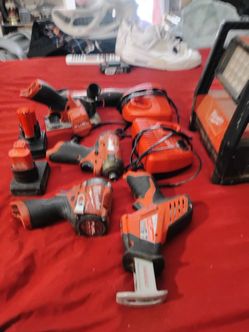 Milwaukee tool set  w batteries and charger