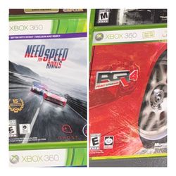 Need For Speed Rivals and Project Gotham Racing  4 (Xbox 360)