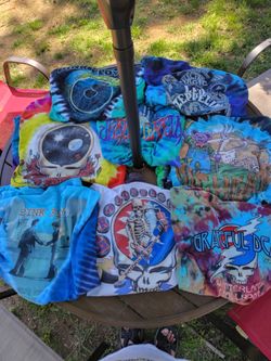 GD/Allmans/Pink Floyd/Led Zeppelin tie dyes