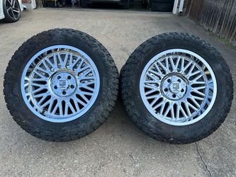 20x10 INCH AMERICAN WARRIOR OFF-ROAD RIMS WITH295/55R20 TOYO TIRES