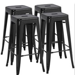 Yaheetech 30 Inch Bar Stools 4pcs