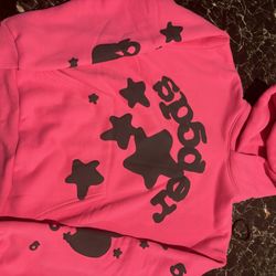 Pink Beluga Spider Hoodie