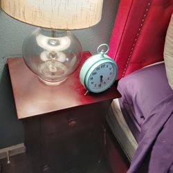 🛋️Matching Glass Table Lamps (Set of 2) – Bedside / Living Room